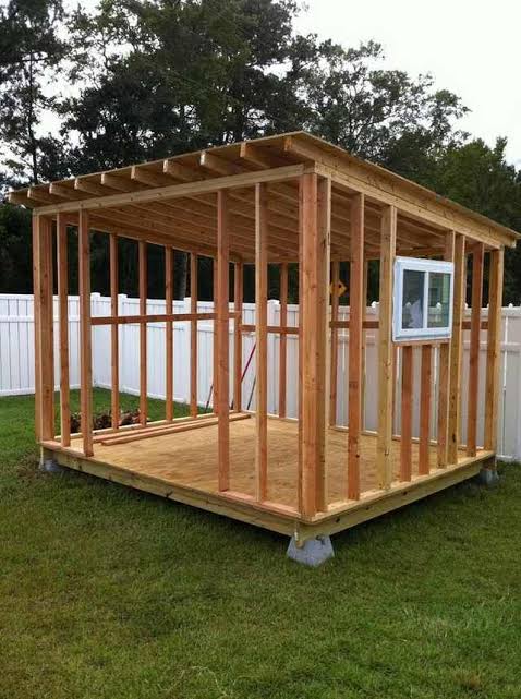How to Frame Shed Roof