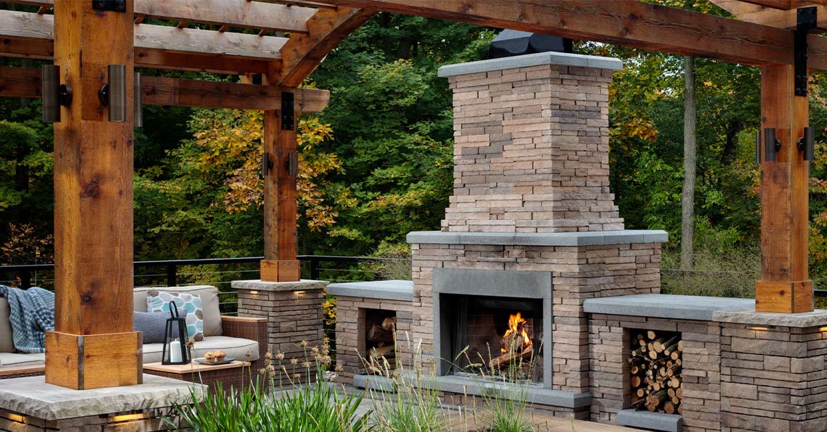 Outdoor Fireplace Kit 